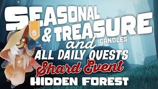 Season & Treasure Candles and Daily Quests | Hidden Forest | SkyCotl | NoobMode