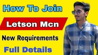 Letson Mcn Network How To Join Letson Mcn Network 2023 | Letson Mcn New Requirements