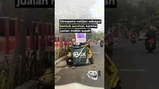 Viral, iBox kini berjualan di trotoar.    Sc : Opini.id