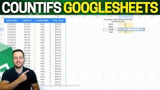 Countifs Google Sheets with a Practical Example | Best Functions and Formulas