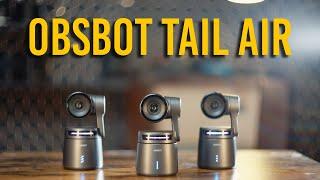 OBSBOT Tail Air 4K PTZ Streaming Camera - A Great 4K Camera for Multicam, BTS and Live Streaming