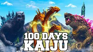 I Spent 100 Days in Kaiju ARK... Here's What Happened