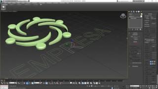 modelar logo en 3d max