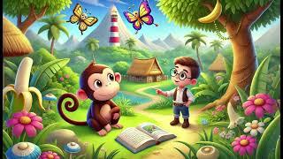 The Curious Little Monkey | Nursery Rhymes & Kids Songs 