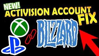 *NEW* How to LINK ACTIVISION ACCOUNT PC FIX (Error code 409 error 500) Warzone Account (Xbox/PS4)