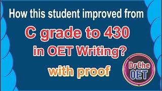 OET writing : How to get B grade in OET writing | OET writing tips | how to pass OET writing | DrChe