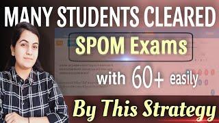 Strategy For Sure Shot Clearing SPOM   Self Paced Online Module - SET A & B |Ca Final | CA Learners