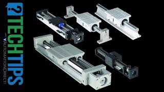 Tech Tip: Linear Slide Family Overview from AutomationDirect