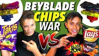 Beyblade Burst As Chip Brands!  Beyblades Battle!