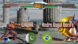 FT5 @svcsplus: WAQAR.- (PK) vs Andre Rugal Recife (BR) [SNK vs Capcom svc Fightcade] Mar 27