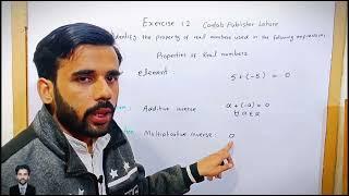 Class 9th new math book | exercise 1.2 full | Properties of real numbers | New syllabus 2025