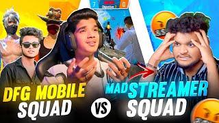 DFG MOBILE SQUAD HAKKERGAMEPLAY | MAD STREAMER| 4 VS 4| FREE FIRE IN TELUGU #dfg #freefire