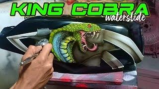 King Cobra tank airbrush