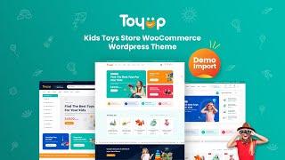 Toyup - Kids Toys Store WooCommerce WordPress Theme [Demo Import-old version]