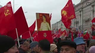 Communists In Moscow Mark Centenary Of Bolshevik Revolution