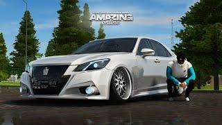 ВОТ ЭТО Я РЕКОМЕНДУЮ! Заряженная Toyota Crown в Amazing RP Online GTA CRMP