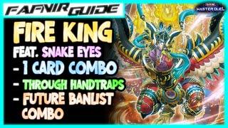 MASTER DUEL | SNAKE EYES FIRE KING - Your In-Depth Guide to Master it!