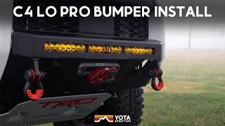 Installing A C4 Lo Pro Bumper | Winch & Light Bar | Toyota 4Runner