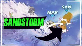 Sandstorm encontrou um MORDEX A ALTURA