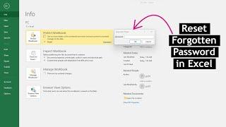How to Reset Forgotten Excel Password