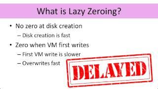 007 Disks-Eager vs Lazy Zeroing