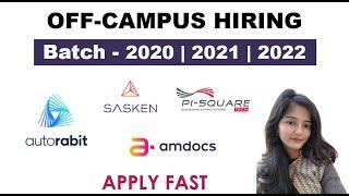 OFF-CAMPUS HIRING || BATCH - 2020/2021/2022 || MUST WATCH