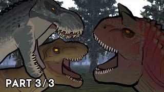 Vastatosaurus Rex and Rexy vs Carnotaurus | Animation (Part 3/3)