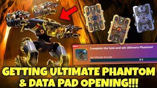 GETTING THE ULTIMATE PHANTOM & DATA PAD OPENING!  War Robots 10.6