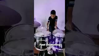 11-Year-Old | Fast Drumming | #tanay_drummer #shorts #trendingshorts