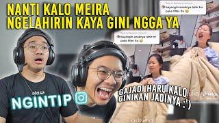 MEIRA LAHIRAN GA GINI KAAAN!!?? HAHAHA | Ngintip Instagram