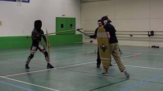 Celt Training - Spear & Shield VS Sword & Shield - Paris - Le Chapitre des Armes HEMA