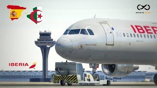 [4K] Infinite Flight | Madrid (MAD) - Algiers (ALG) | Iberia | Airbus A321-200