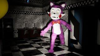 Getting chased by an animatronic in Five Unreal Nights at Candy's