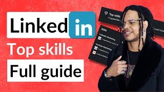 How to Add Skills & Top Skills to your Linkedin Profile - Linkedin Business Tutorial