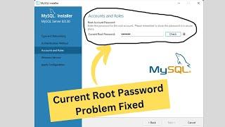 current root password in mysql installation | fixing problem current root password #mysql