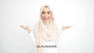 Chest Covered Shawl Tutorial | Malaysia Hijab Tutorial | Alhumaira Contemporary