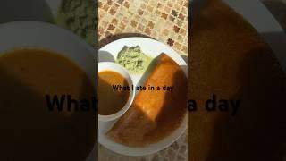 What I ate in a day   