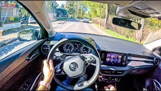 NEW Skoda Fabia 2024 (1.0 TSI 115 hp) | POV Test Drive #2231 Joe Black