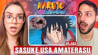 (SASUKE HUMILHADO PELO OITO CAUDAS ) Professora de Geografia ASSISTE NARUTO SHIPPUDEN｜EP 143｜REACT