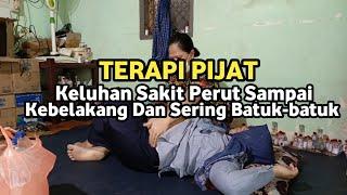 Terapi Pijat Keluhan Sakit Perut Sampai Kebelakang dan Sering Batuk-batuk - Terapi Mama Irjan