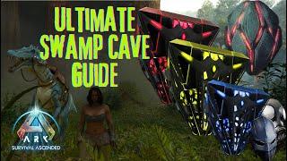 Ultimate Swamp Cave Guide Ark Survival Ascended! Loot and Artifact of the Immune Location!!!