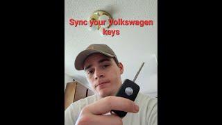 How to Sync Your VW Key