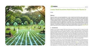 NVIDIA's Cosmos World Foundation Model Platform for Physical AI (Paper Walkthrough)