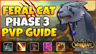 Feral Druid PHASE 3 COMPLETE PvP Guide | Season of Discovery(Runes, Talents, Itemization, Gameplay)