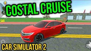 Coastal Cruise with Honda Civic | Car Simulator 2 | Gaming Buster