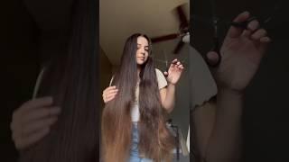 I finally cut my 3foot long hair #longhair #haircut #hairtransformation #hairgrowth #hairstyle #hair