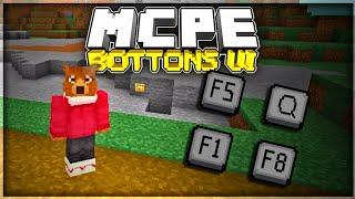 F5 Botton Mod For Minecraft PE 1.19+ | MCPE Bottons UI V1 By @T1M0THYYT  @CROZZMIC