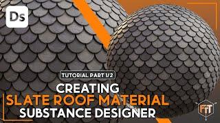 Creating a slate roof material using Substance 3D Designer  - Part1