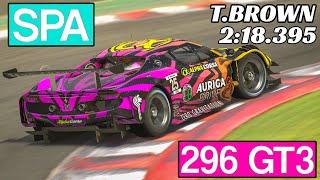 iRacing | Ferrari 296 GT3 Circuit De Spa Francorchamps Hotlap 2024S2