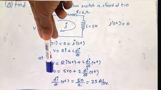 Initial Conditions Inductor & Capacitor | Transient Analysis | With Numericals